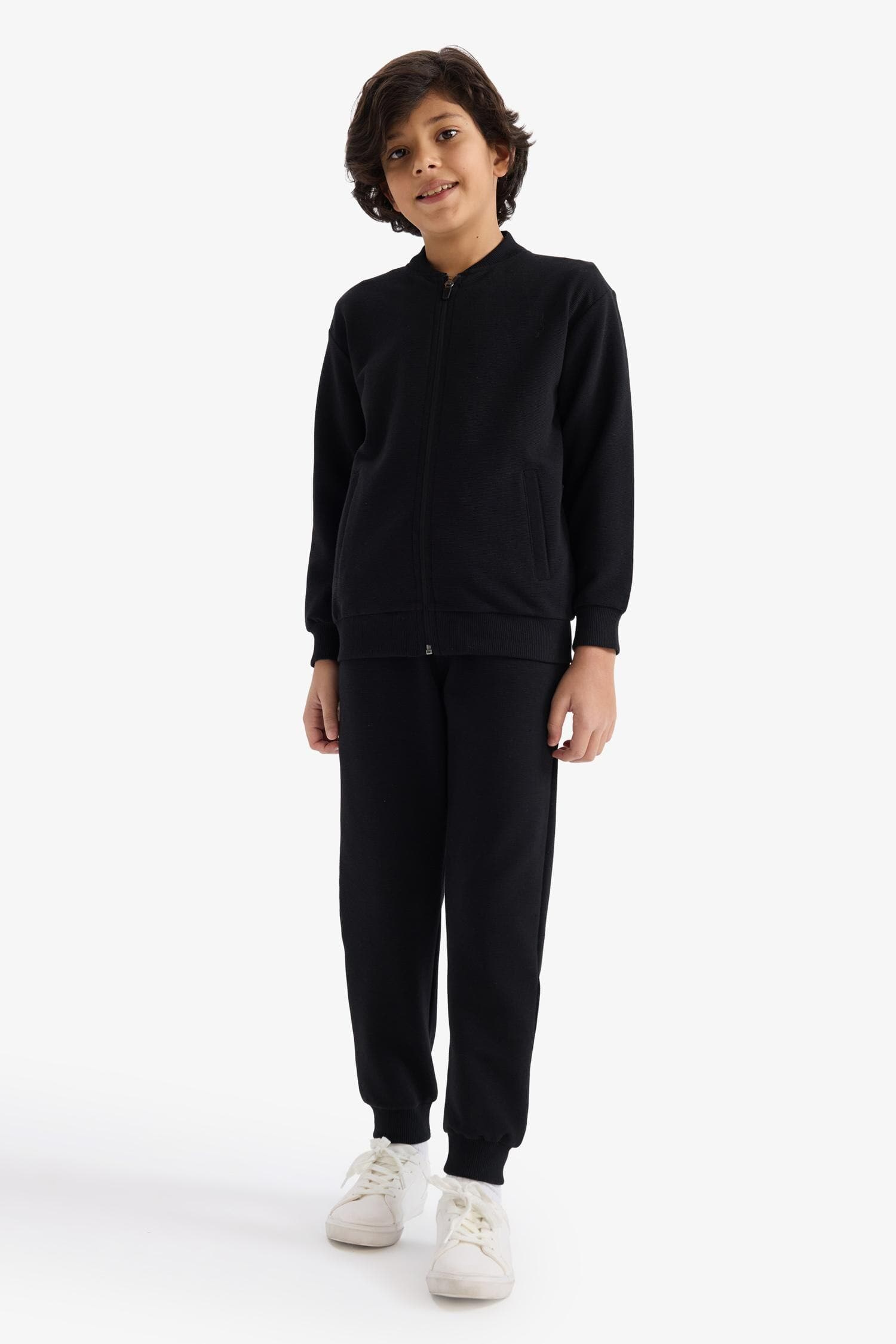 College Collar Bomber Cardigan Boy Secondary image