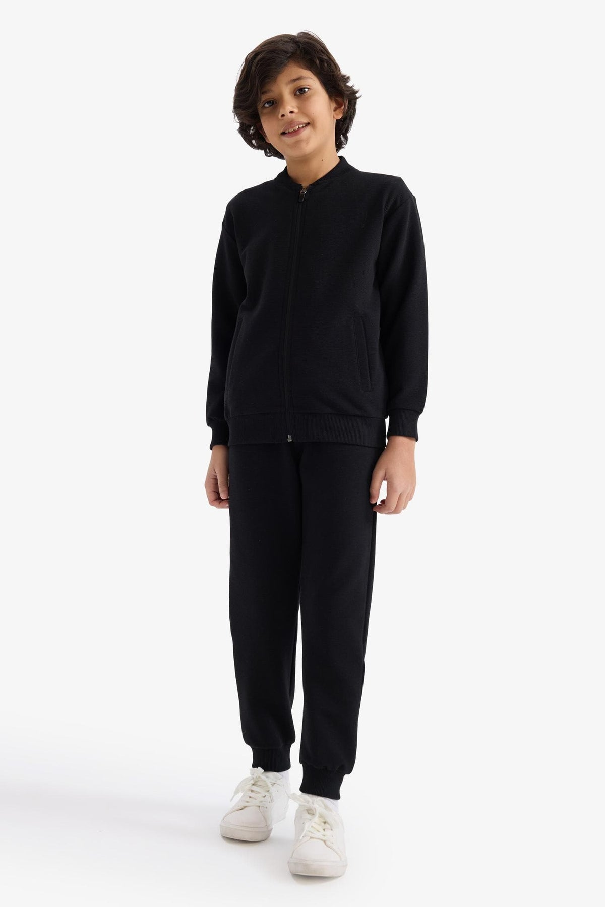 College Collar Bomber Cardigan Boy
