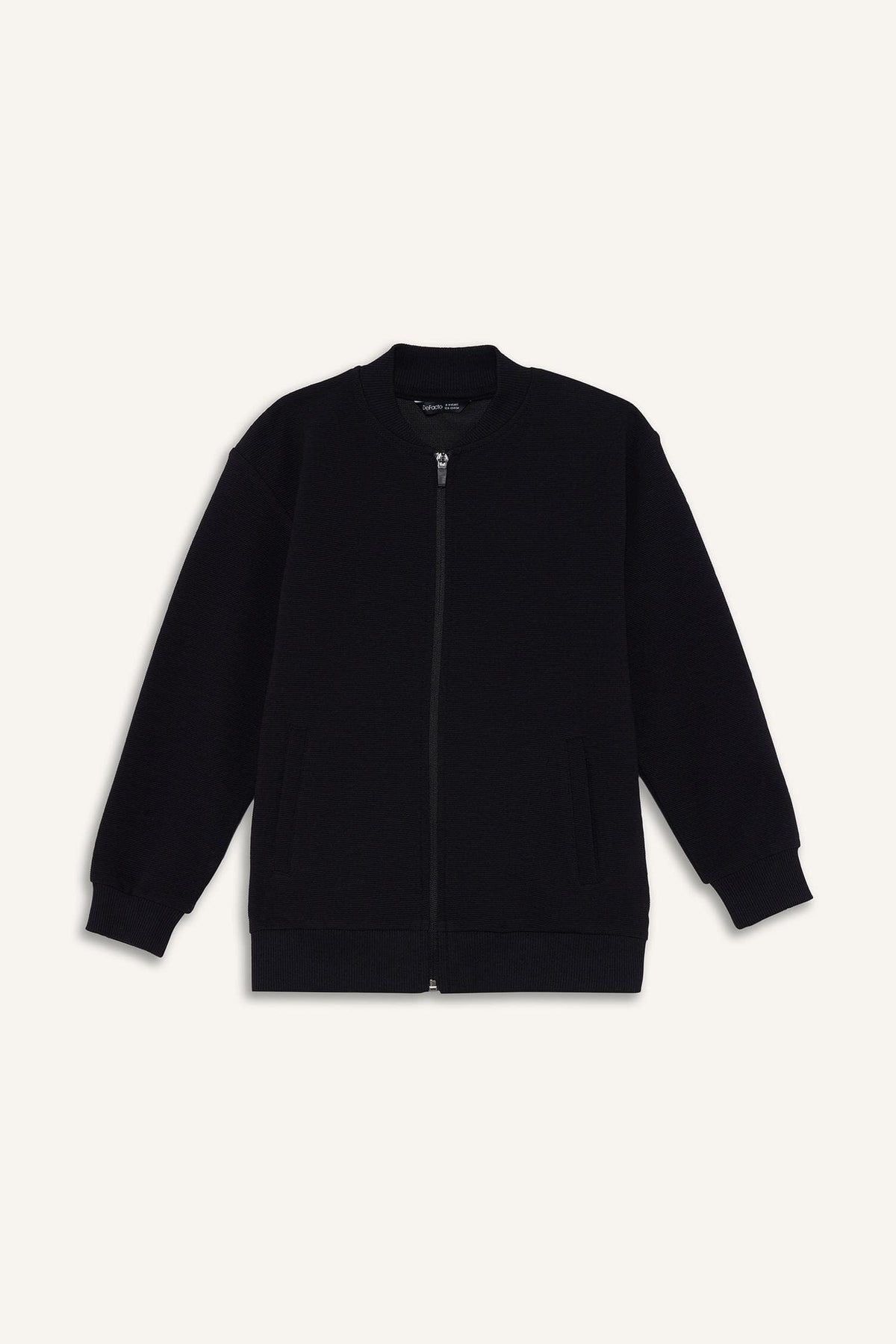 College Collar Bomber Cardigan Boy