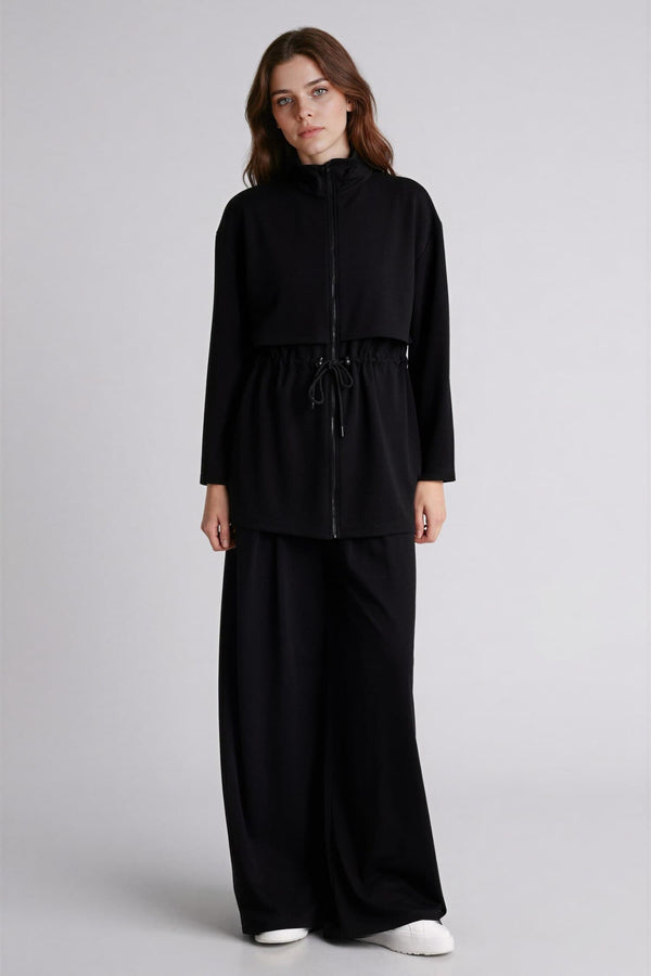 Regular Fitt High Collar Cardigan