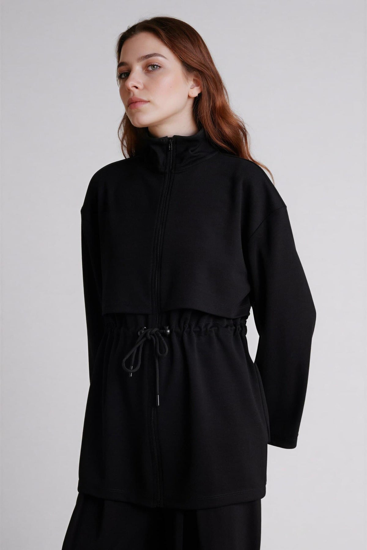 Regular Fitt High Collar Cardigan