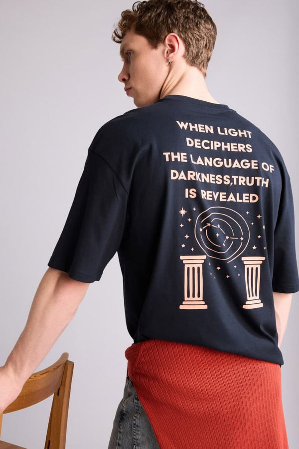 100% Cotton Boxy Fit Printed T-Shirt