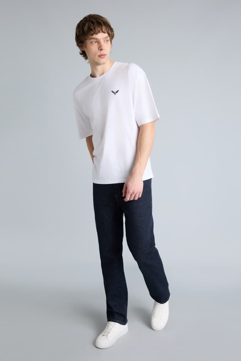 100% Cotton Boxy Fit Printed T-Shirt Secondary image