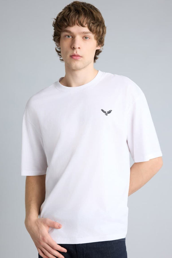 100% Cotton Boxy Fit Printed T-Shirt