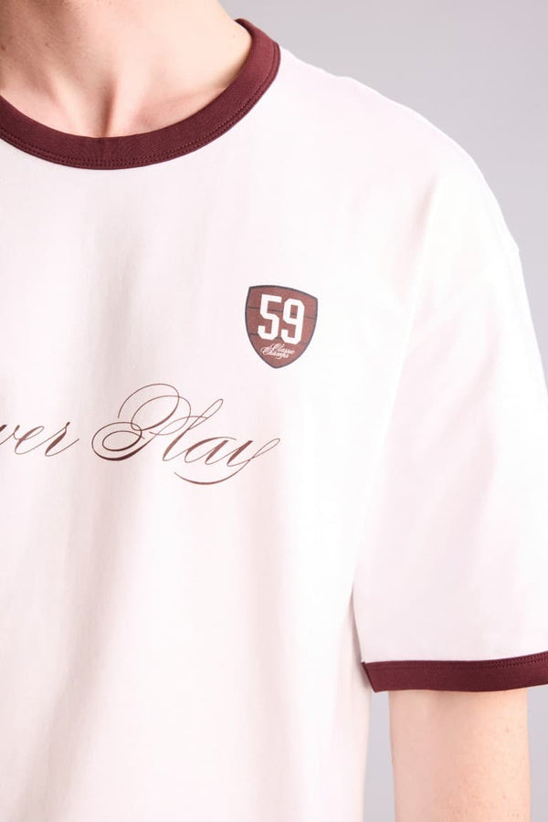 100% Cotton Boxy Fit Printed T-Shirt