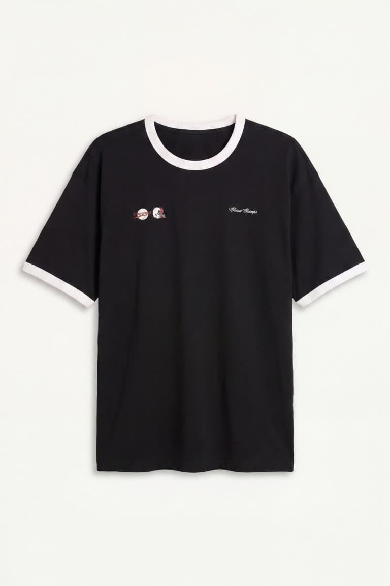 100% Cotton Boxy Fit Printed T-Shirt