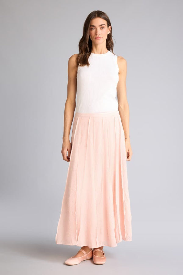 A-Line Normal Waist Chiffon Skirt