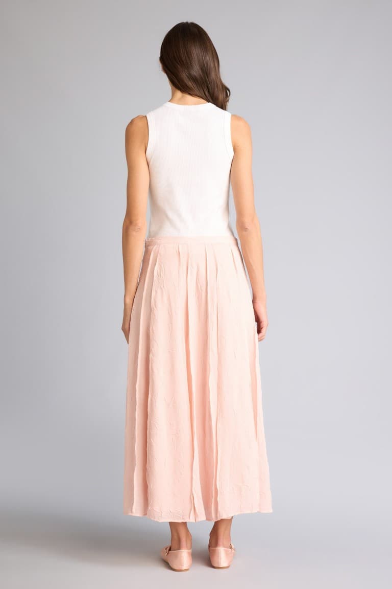 A-Line Normal Waist Chiffon Skirt