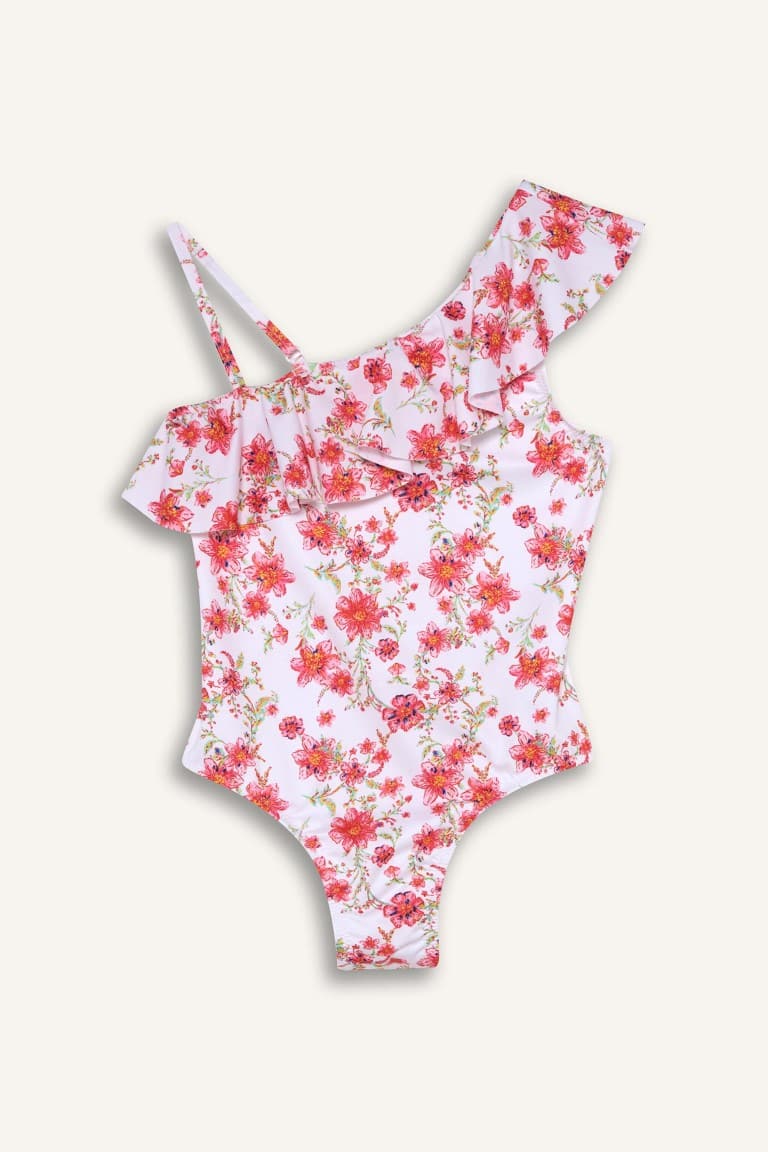 Floral Swimsuit Girl Main image
