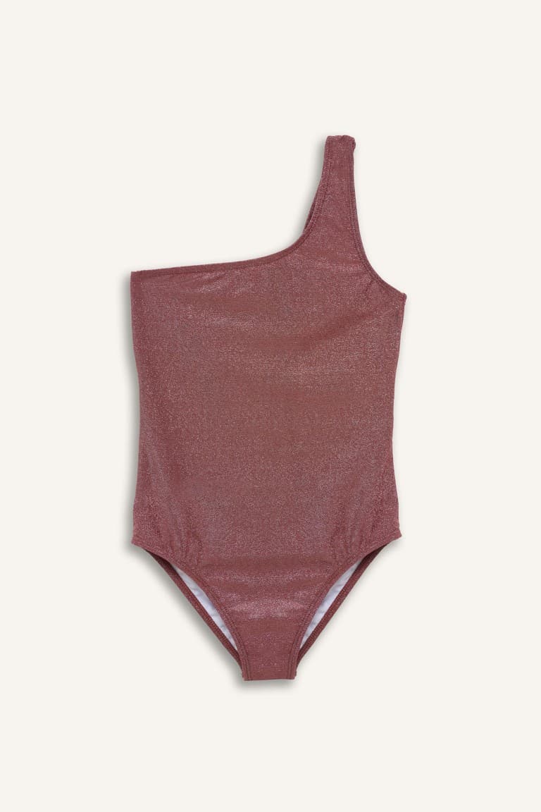 Glittery Fabric Swimsuit Girls