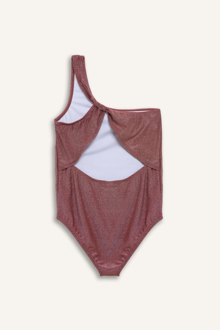 Glittery Fabric Swimsuit Girls