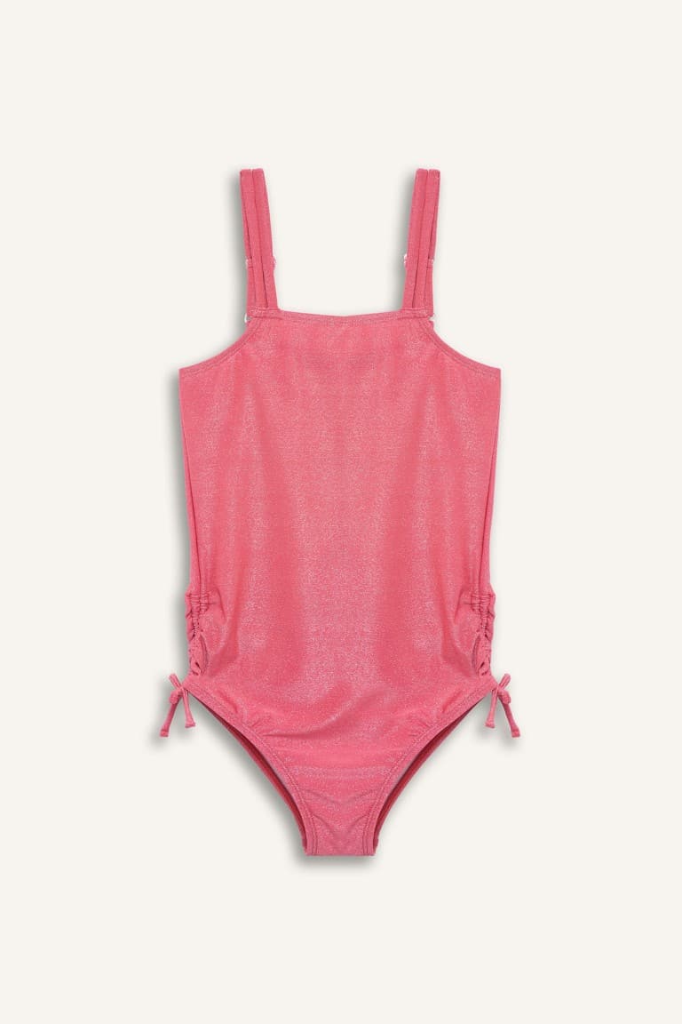 Glittery Fabric Swimsuit Girls Main image
