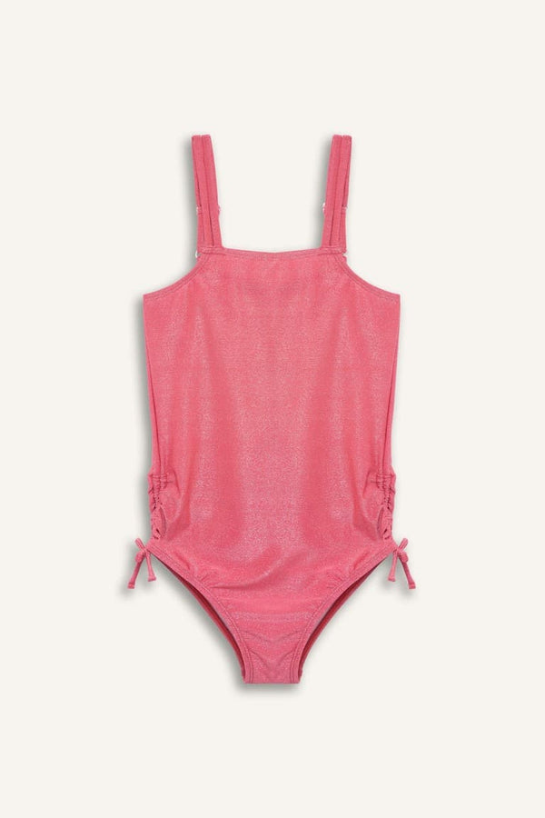 Glittery Fabric Swimsuit Girls