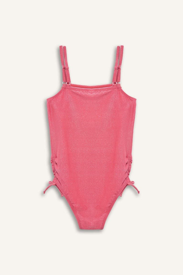 Glittery Fabric Swimsuit Girls