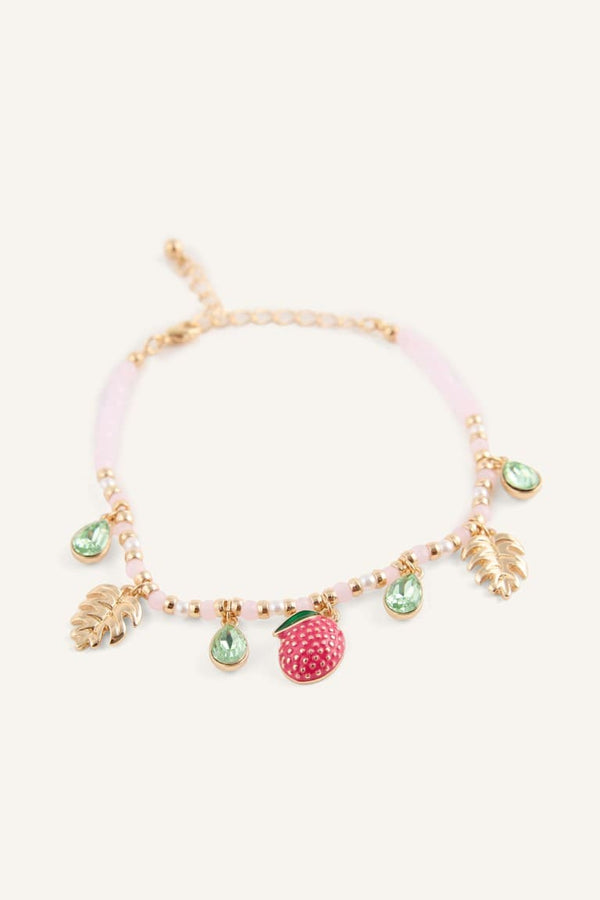 Women 2-Piece Fruit Patterned Bracelet