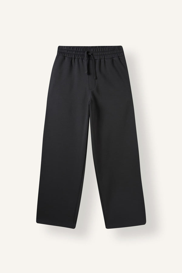 Baloon Fit Elastic Waist Lace-Up Trousers