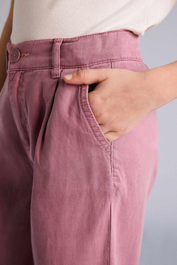 Wide Leg Fluid Fabric Trousers Girl