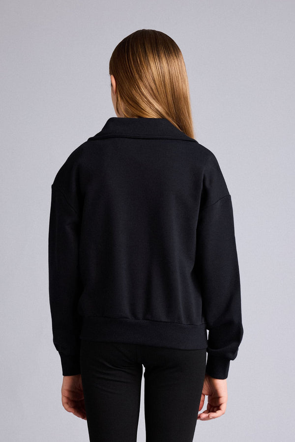 Zippered Cardigan Girl