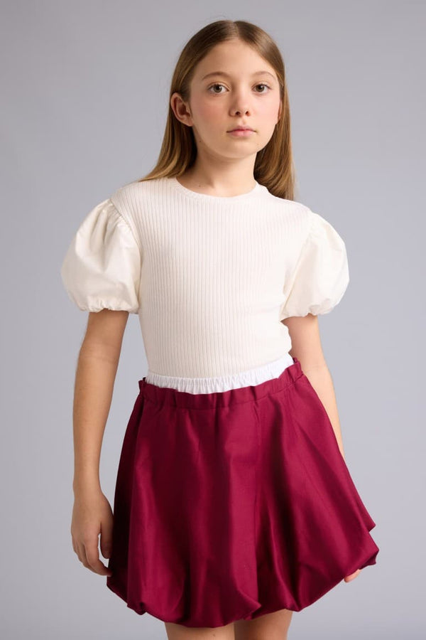 100% Cotton Balloon Skirt Girls