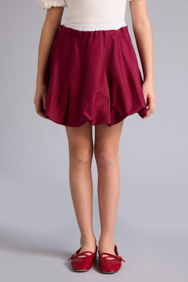 100% Cotton Balloon Skirt Girls