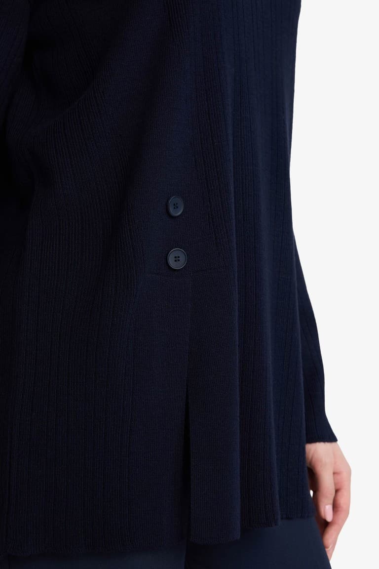 Loose Fit Crew Neck Knitwear Sweater Tunic