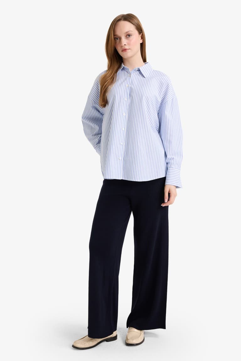 Wide Leg Knitwear Trousers Main image