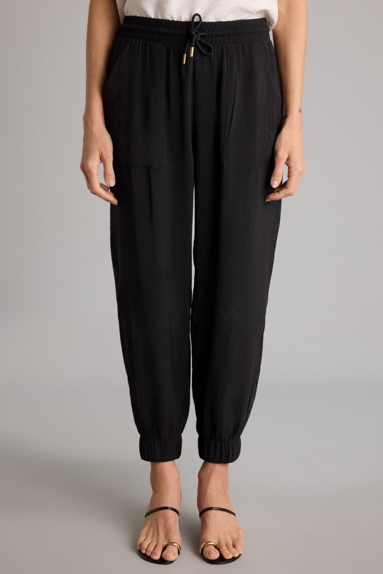 Jogger Fit Pocket Detailed Normal Waist Jogger Leg Long Modal Trousers