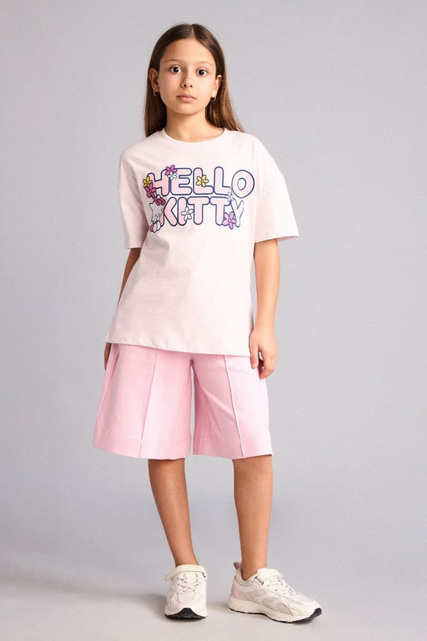 100% Cotton Wide Leg Shorts Girls