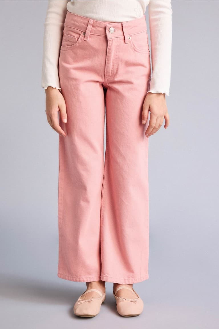 Wide Leg Gabardine Pants Girl