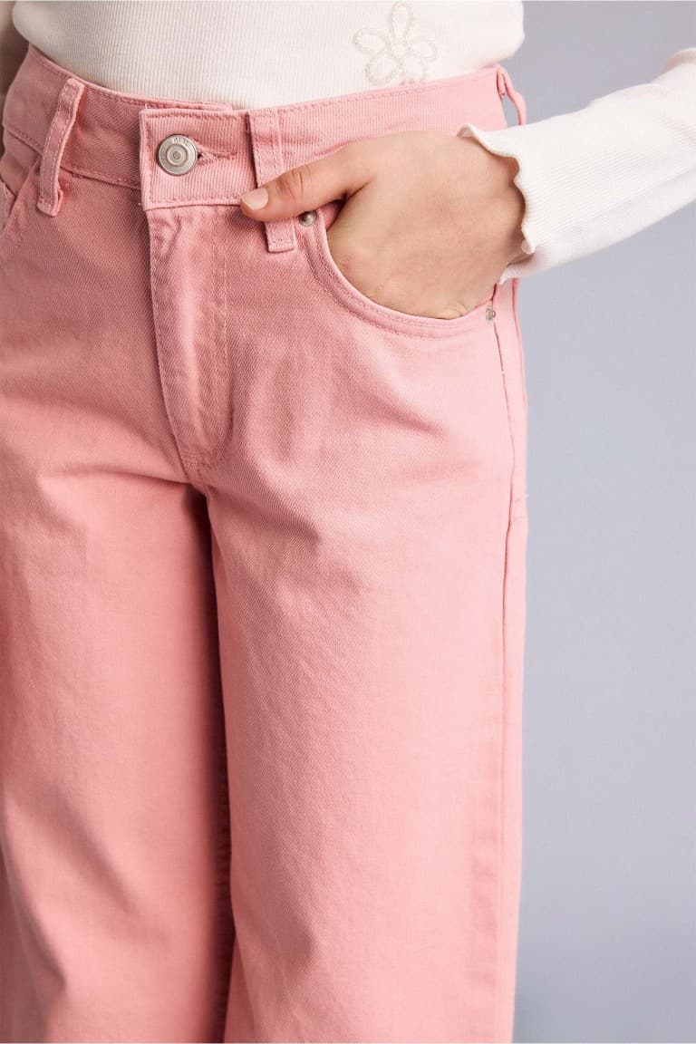 Wide Leg Gabardine Pants Girl