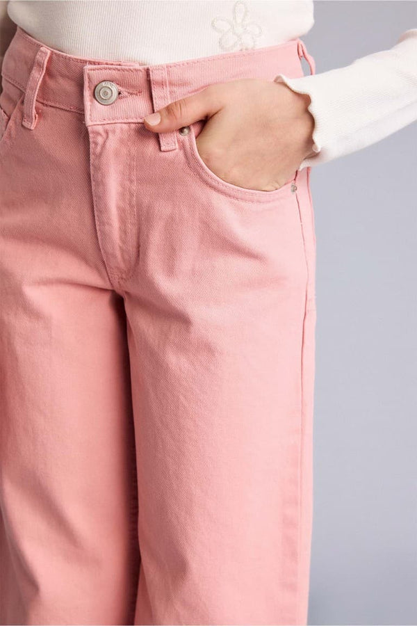 Wide Leg Gabardine Pants Girl