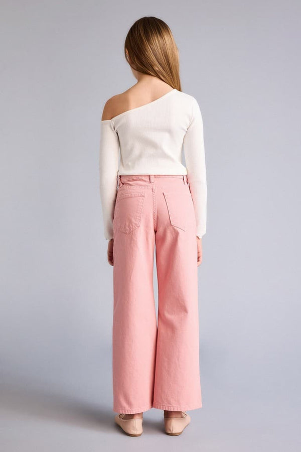 Wide Leg Gabardine Pants Girl