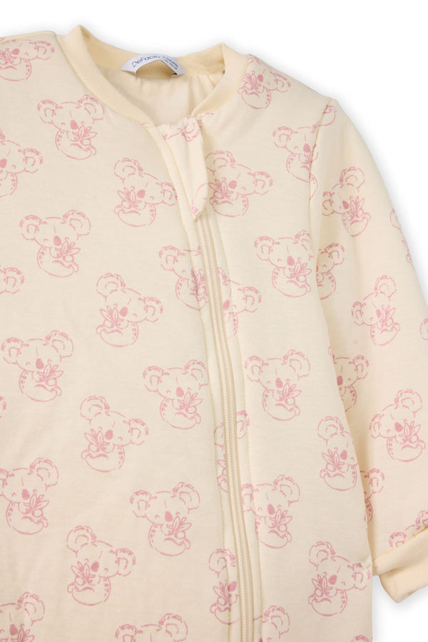 1.6 Tog Fiber Patterned Jumpsuit Baby Girl