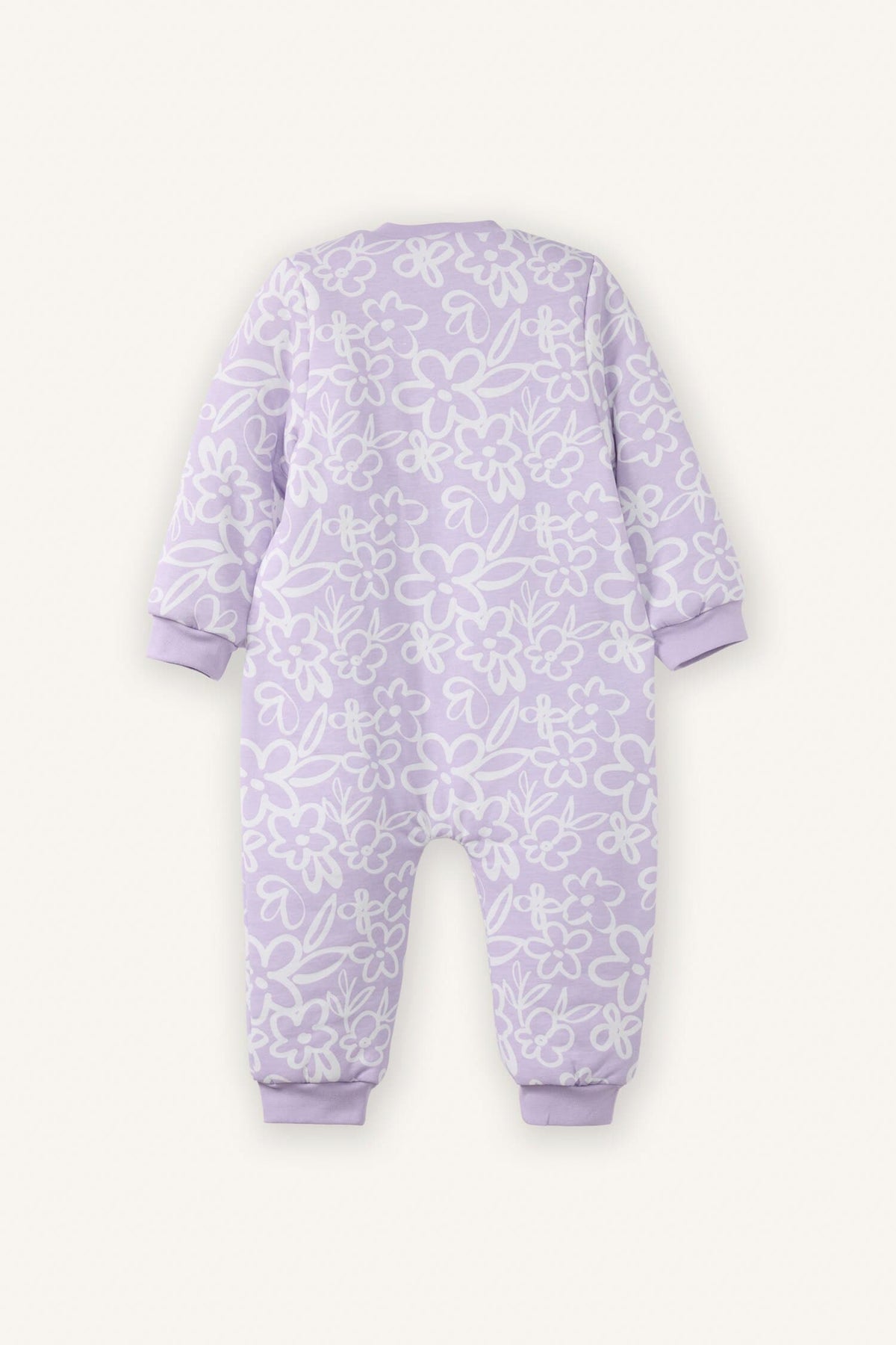 1.6 Tog Fiber Patterned Jumpsuit Baby Girl