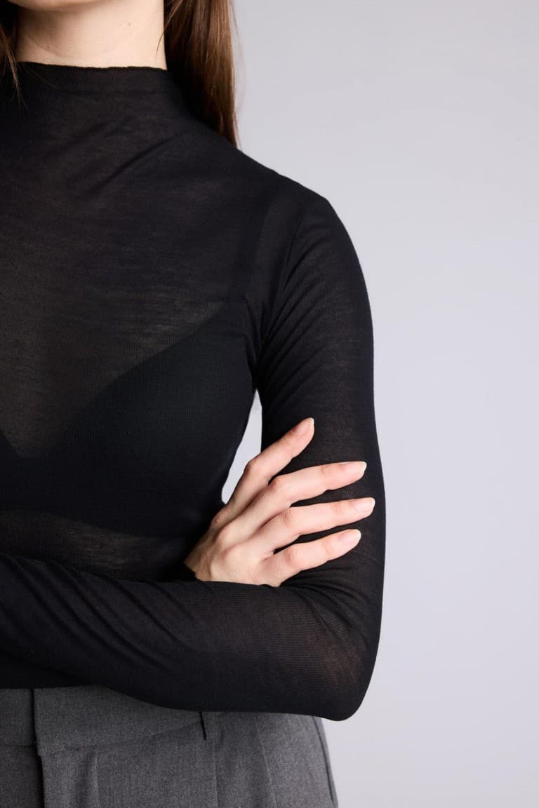 Slım Fıt Rib T-Shirt