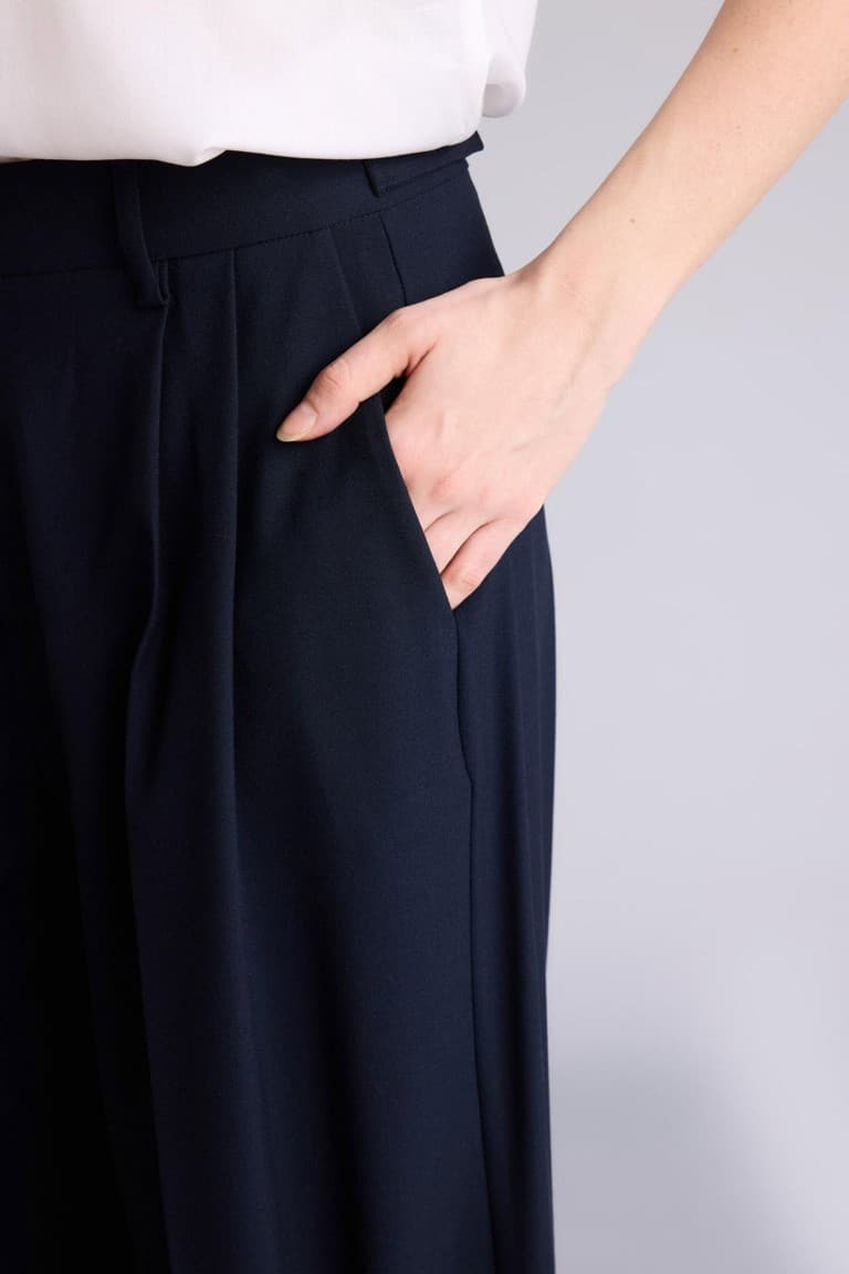 Wide Leg High Waist Wide Leg Trousers