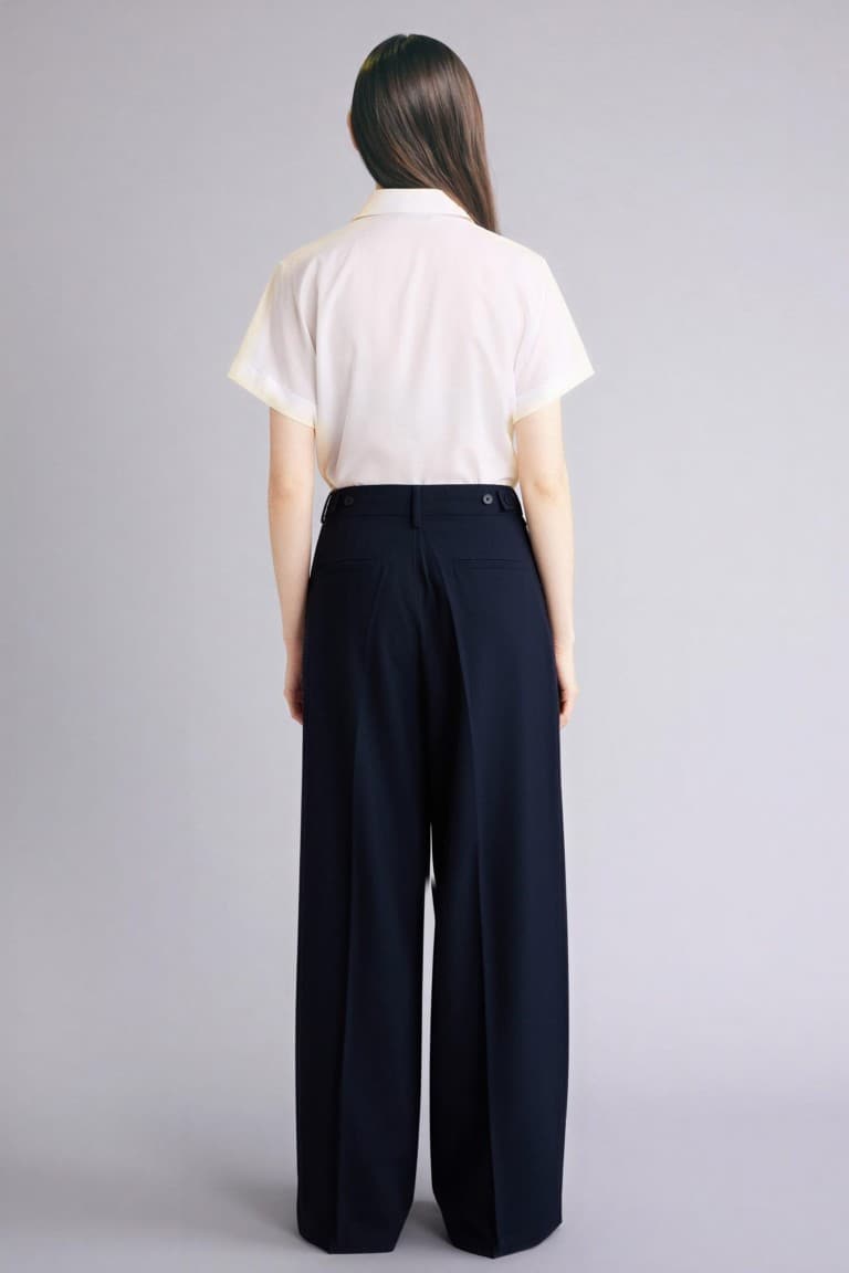 Wide Leg High Waist Wide Leg Trousers