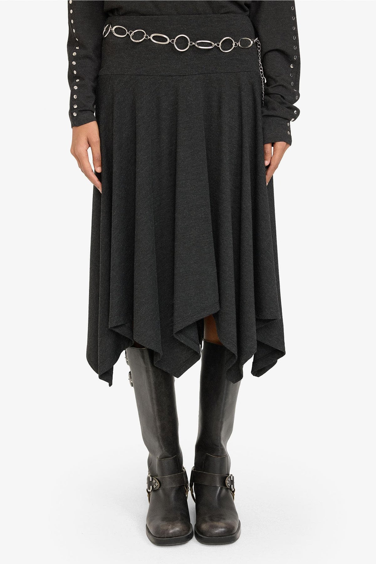 A-Line Midi Skirt