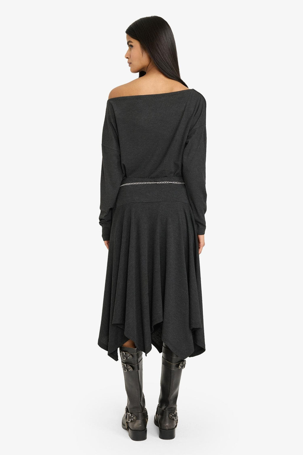 A-Line Midi Skirt