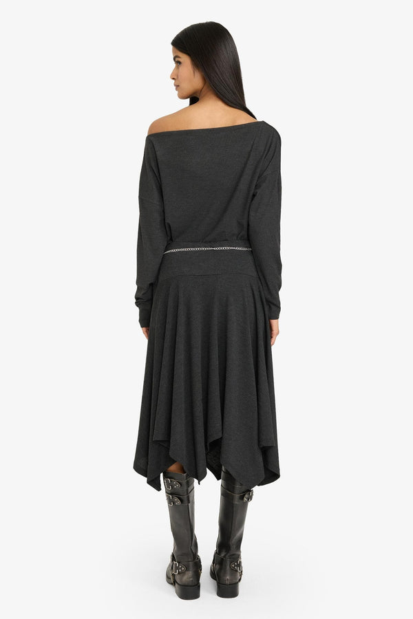 A-Line Midi Skirt
