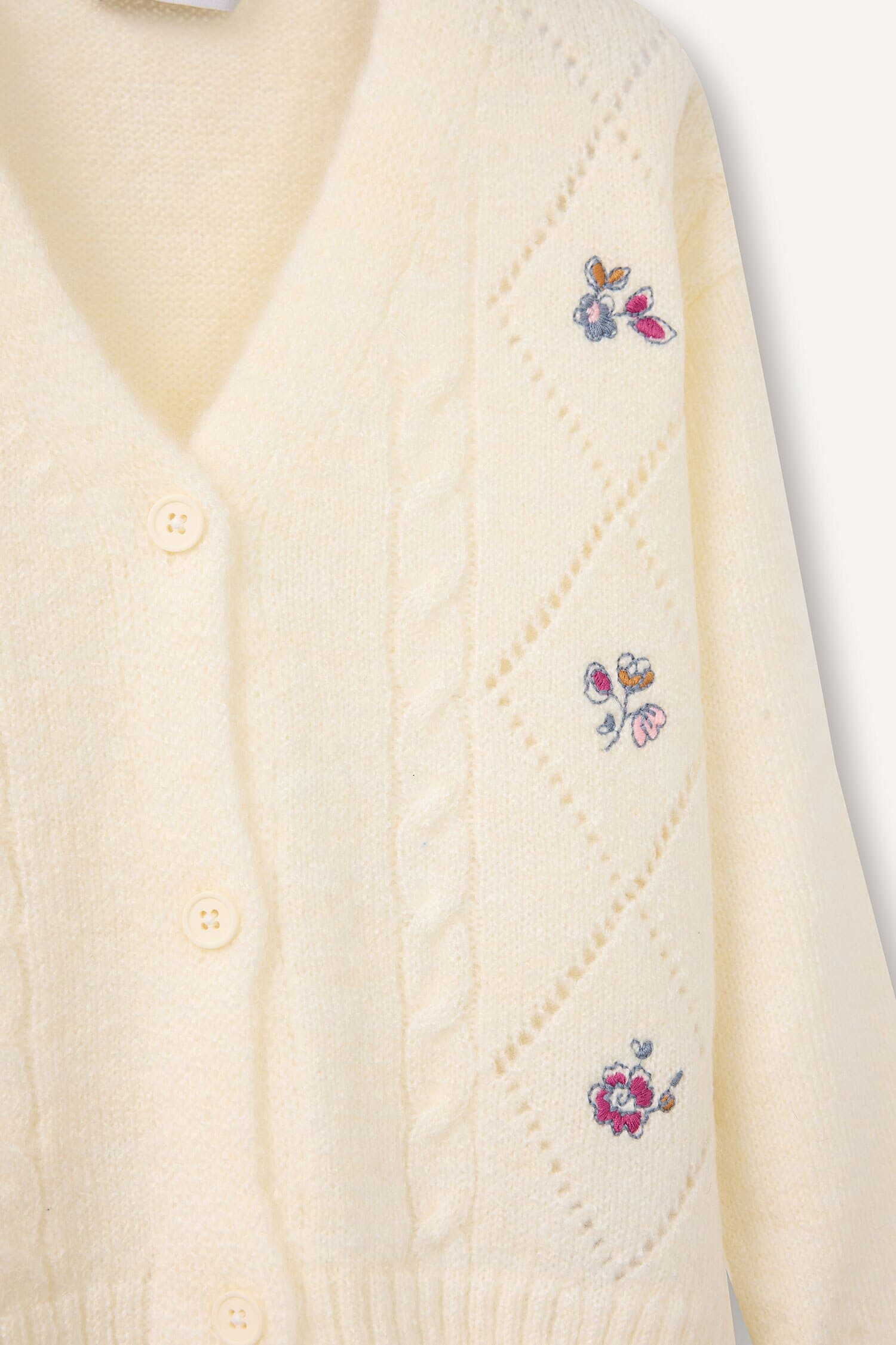 Embroidered Cardigan Baby Girl Secondary image