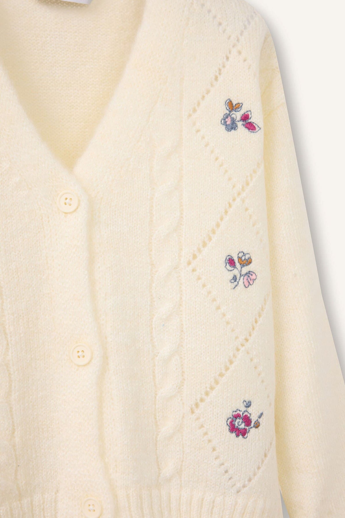 Embroidered Cardigan Baby Girl