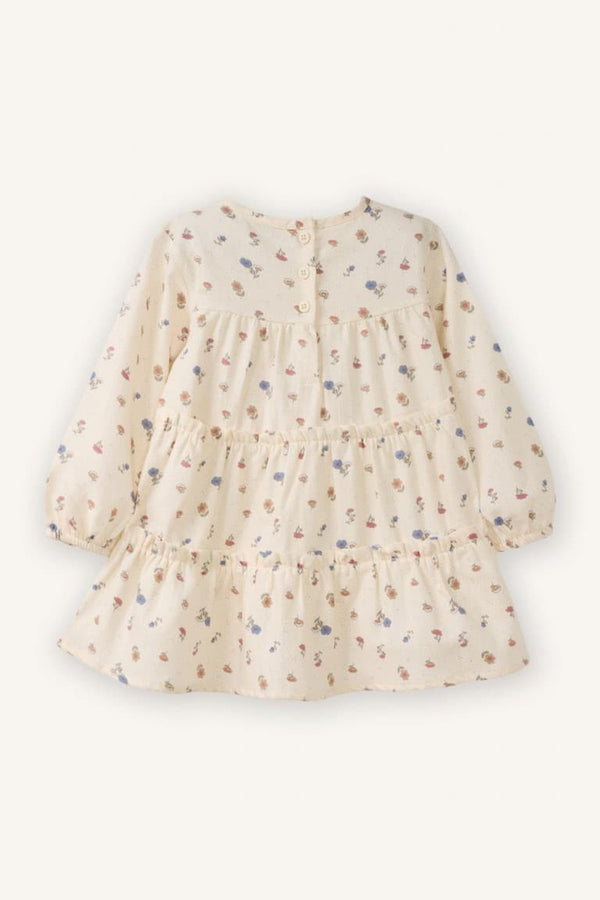 100% Cotton Floral Print Dress Baby Girl