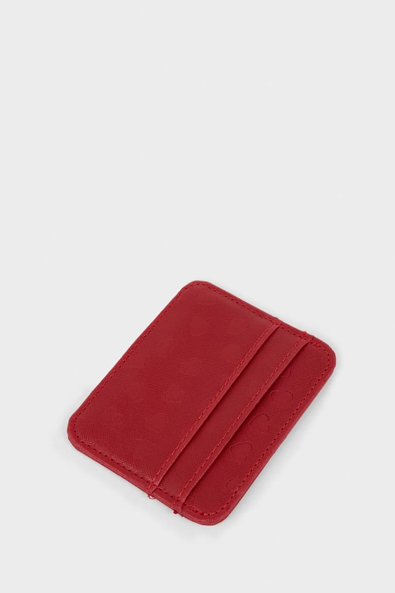 Women Faux Leather Card Holder