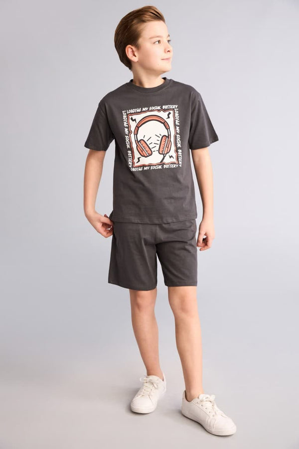 2 Pcs Shorts T-Shirt Boy