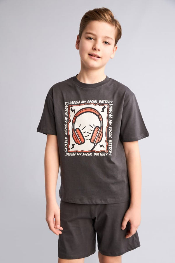 2 Pcs Shorts T-Shirt Boy