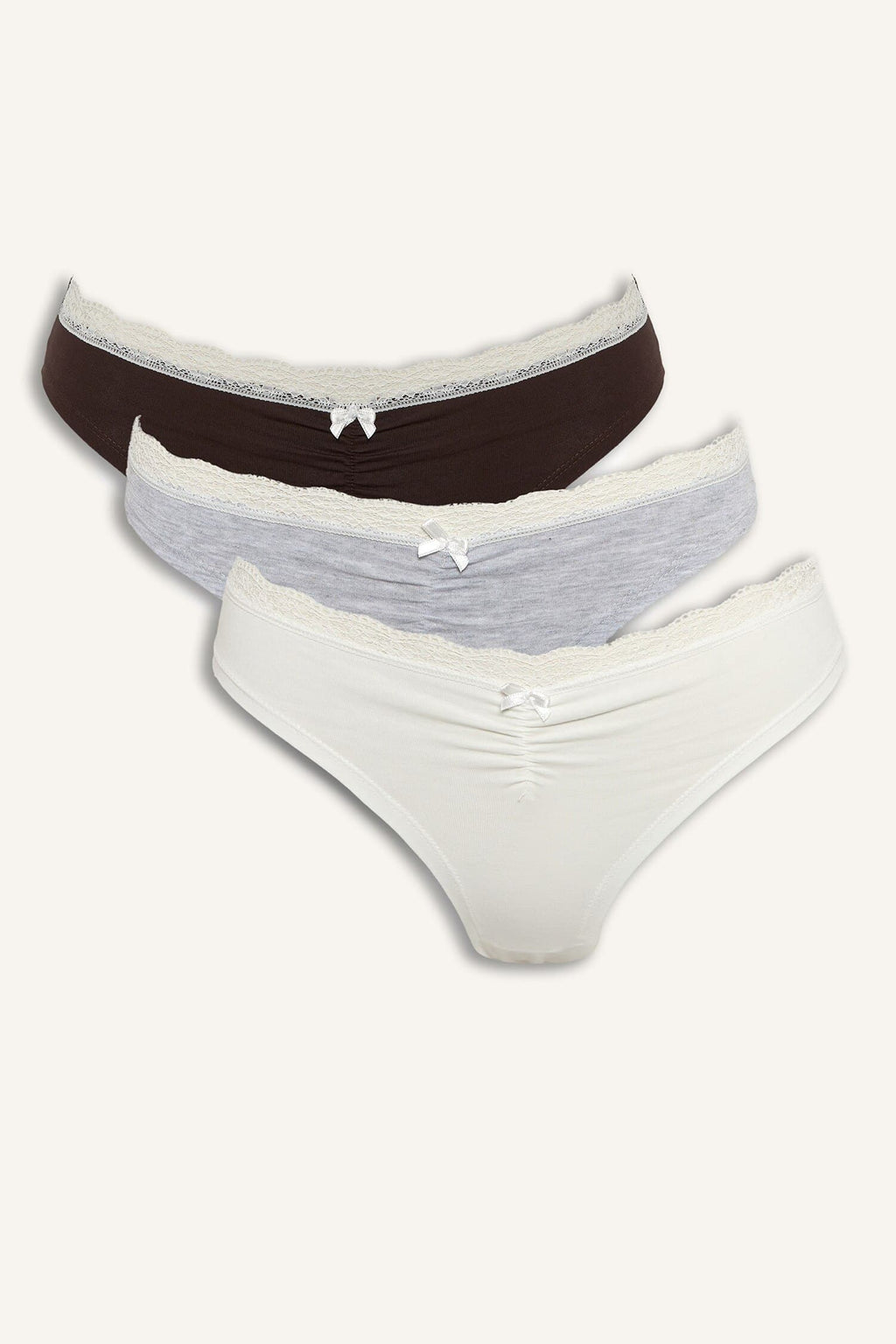 Lace Detailed 3-Pack Panties