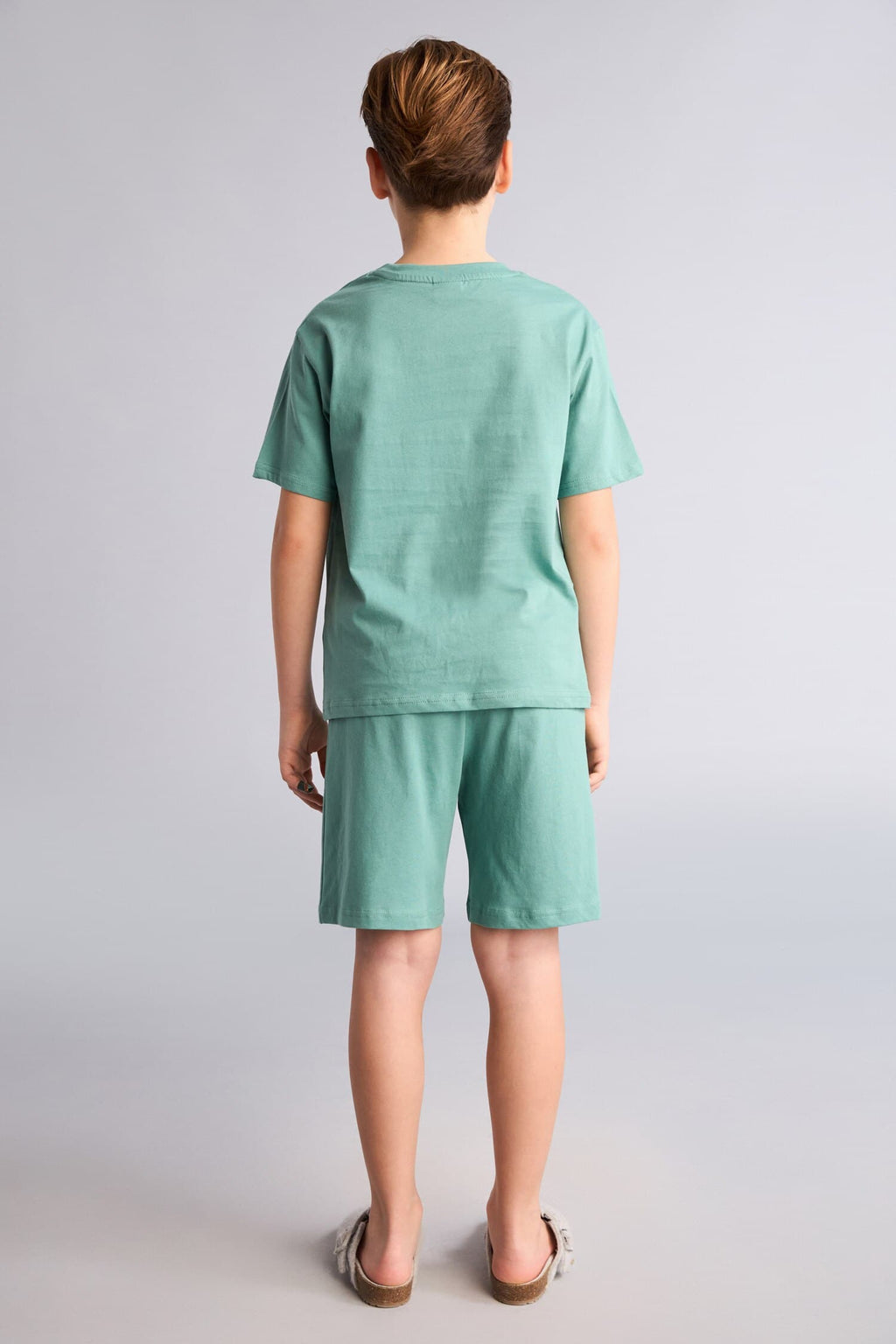 100% Cotton Regular Fit Printed 2-Piece Pajama Set For Boys