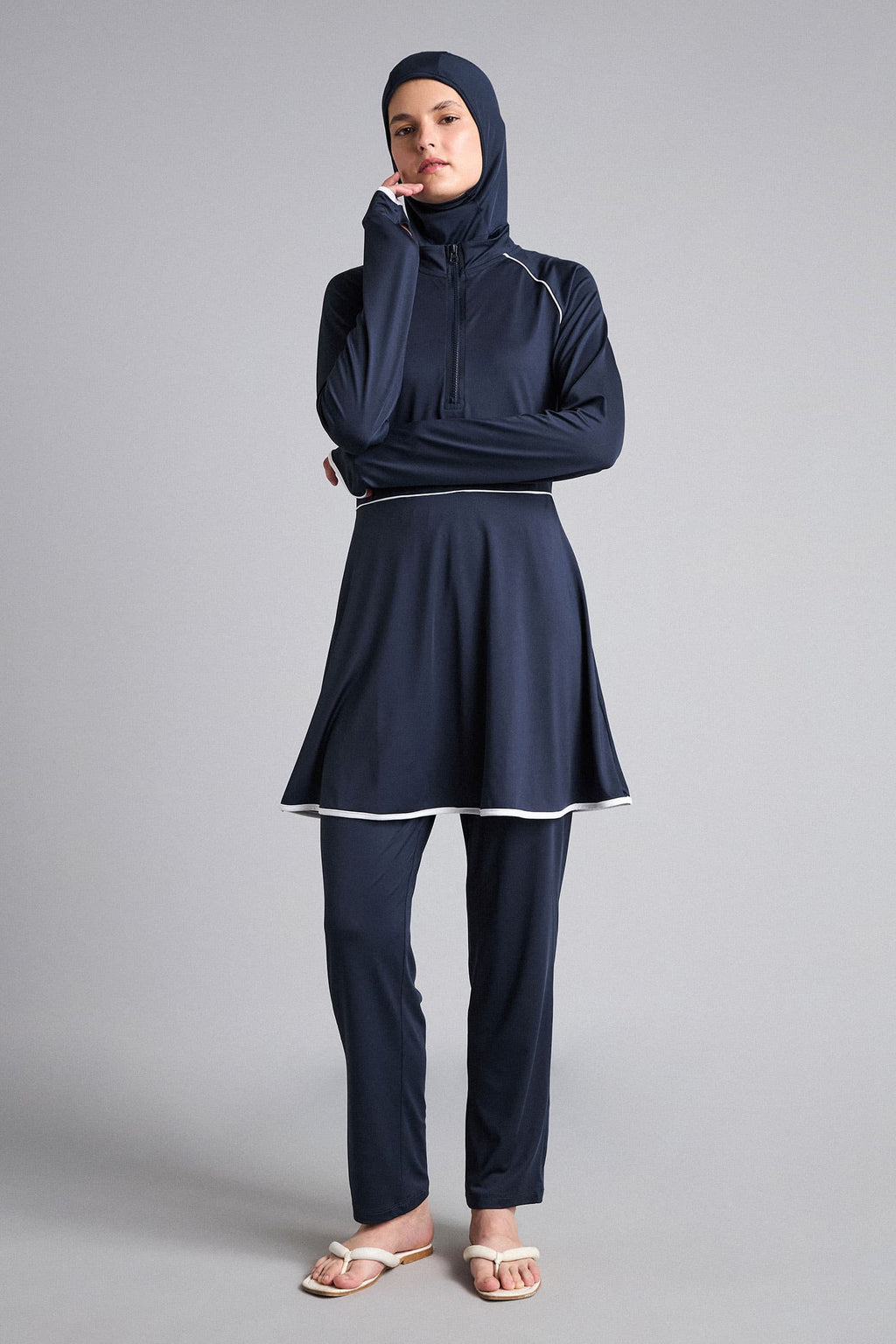 Water Repellent Regular Fit 4-Pack Burkini Swimsuit