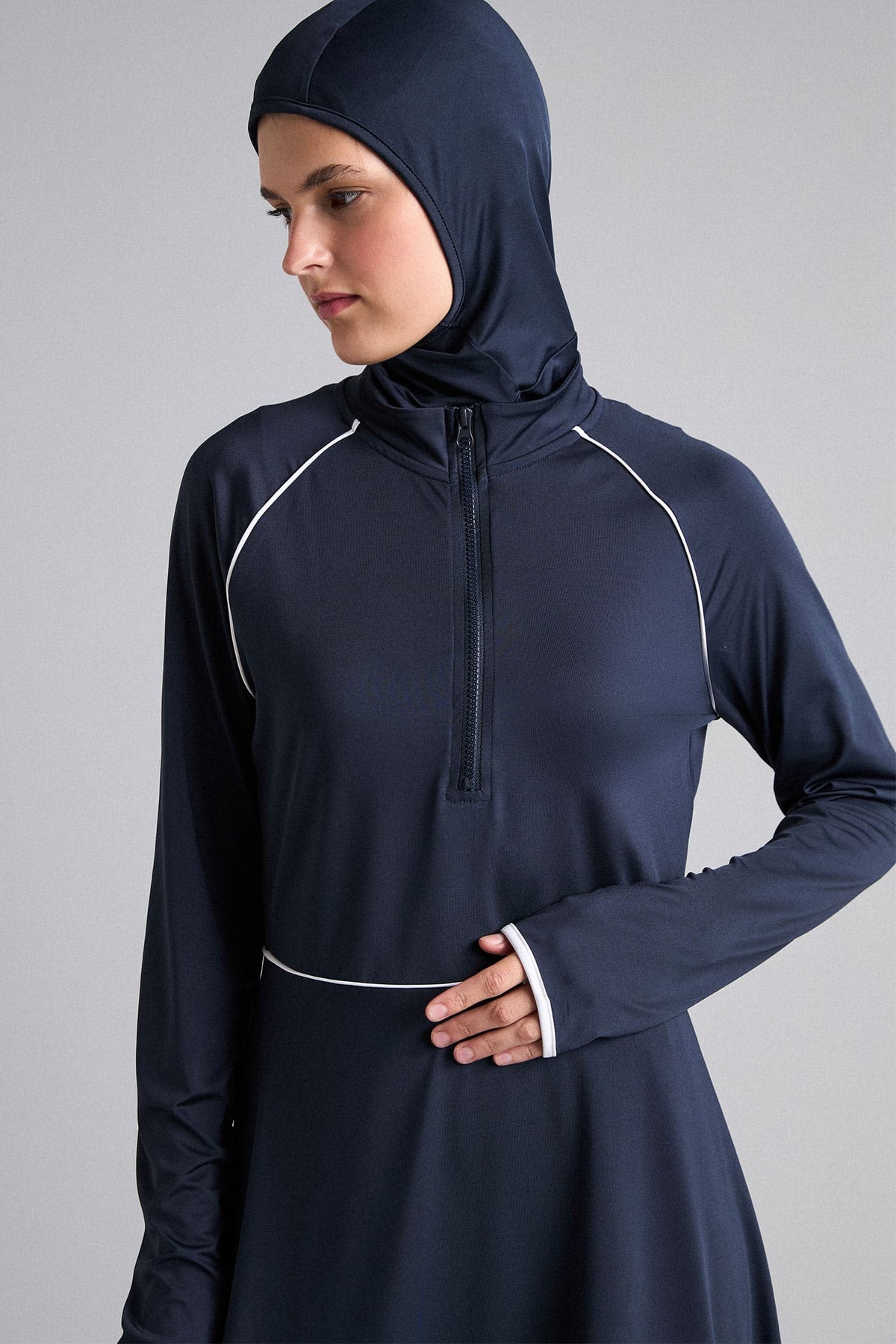 Water Repellent Regular Fit 4-Pack Burkini Swimsuit